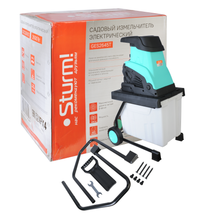 Садовый измельчитель Sturm! GES2645T по цене 19 448.91 руб. купить в Воронеже.