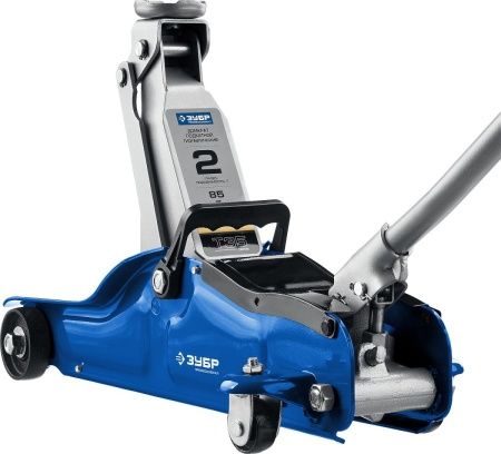 ЗУБР Т-35, 2 т, 85 - 330 мм, подкатной домкрат с низким подхватом в кейсе, Профессионал (43056-2-K) по цене 5 160 руб. купить в Воронеже.