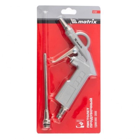 Пистолет продувочный с удлиненным соплом, пневматический, 135 мм Matrix по цене 449 руб. купить в Воронеже.