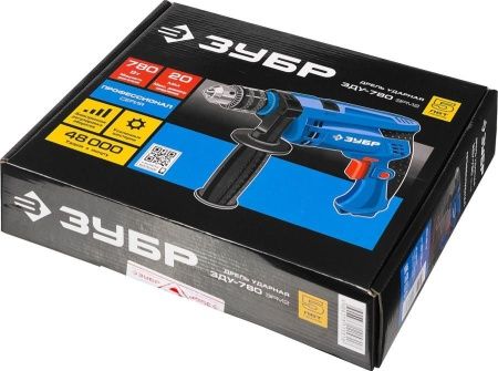 ЗУБР 780 Вт ударная дрель, серия Профессионал по цене 4 980 руб. купить в Воронеже.