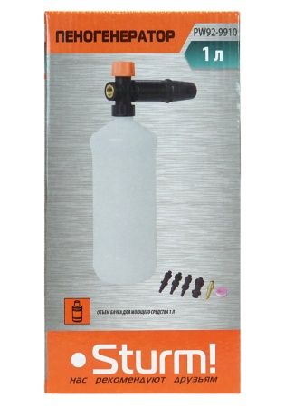 Пеногенератор для моек Sturm! PW92-9910 по цене 2 240 руб. купить в Воронеже.