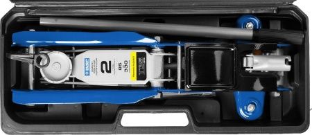 ЗУБР Т-35, 2 т, 85 - 330 мм, подкатной домкрат с низким подхватом в кейсе, Профессионал (43056-2-K) по цене 5 160 руб. купить в Воронеже.