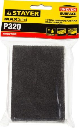 Губка шлифовальная STAYER ″MASTER″ четырехсторонняя, средняя жесткость, Р320, 100х68x26мм. по цене 120 руб. купить в Воронеже.
