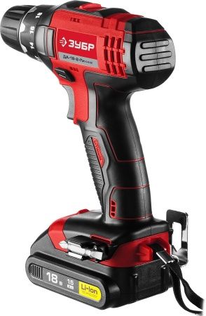 Дрель-шуруповерт 18 В, Li-Ion, 2 АКБ, ЗУБР по цене  купить в Воронеже.