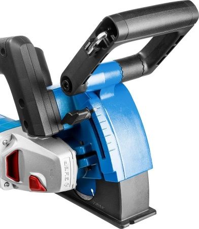 Штроборез (бороздодел), ЗУБР ЗШ-П30-1400 ПСТК, макс. глуб. 30 мм, 125 мм, подключ. пылесоса, плавн пуск, защита от перегрузки, 1400 Вт, кейс по цене 12 560 руб. купить в Воронеже.