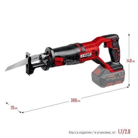 ЗУБР 18В, без АКБ, в коробке, пила сабельная. СПЛ-185 по цене 5 270 руб. купить в Воронеже.