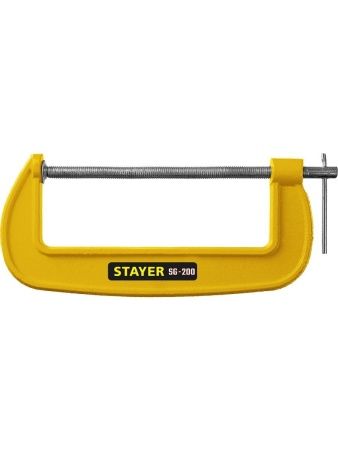 STAYER SG-200, 200 мм, чугунная струбцина G (3215-200) по цене 1 110 руб. купить в Воронеже.