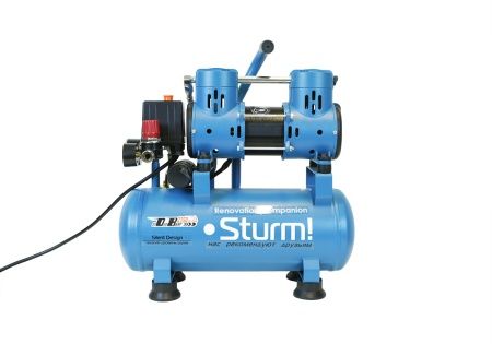 Компрессор безмасляный AC93210OL Sturm! 0,9кВт, 180л/мин, ресивер 10л, бесшумный по цене 10 490 руб. купить в Воронеже.