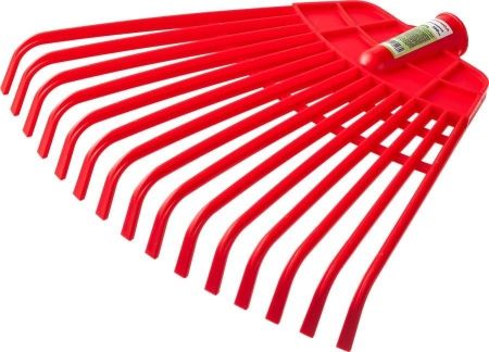 Веерные грабли пластиковые GRINDA GQ-15 15 плоских зубцов по цене 236 руб. купить в Воронеже.