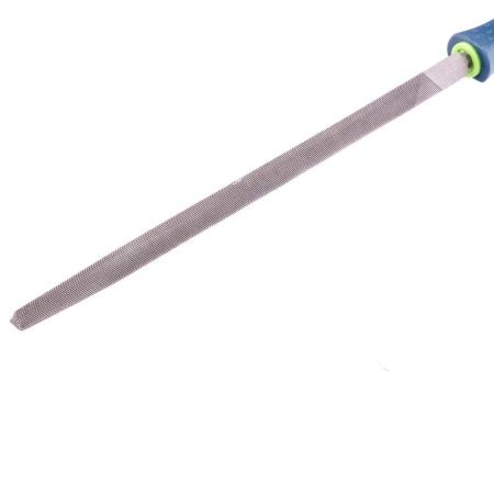 Напильник, 250 мм, трехгранный, двухкомпонентная рукоятка, №2 Сибртех по цене 335 руб. купить в Воронеже.