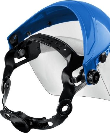 СИБИН экран 200 х 400 мм, поликарбонат 2 мм, с храповиком, защитный лицевой щиток (11086) по цене 490 руб. купить в Воронеже.