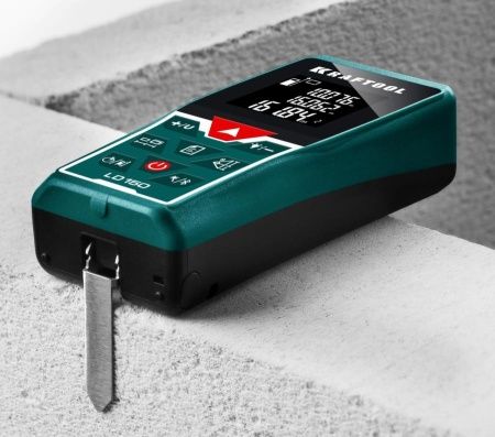 Дальномер ″LD-150″ лазерный, дальность 5см - 150м, точность 1,5 мм, KRAFTOOL 34767 по цене  купить в Воронеже.