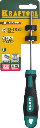 KRAFTOOL Х-Drive TX HOLE20x100 отвертка по цене 335 руб. купить в Воронеже.