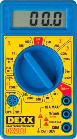 Мультиметр DEXX DX200 цифровой по цене  купить в Воронеже.