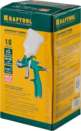 Краскопульт пневматический KRAFTOOL AirKraft Mini, HVLP, c верхним бачком, 1,0мм по цене 3 270 руб. купить в Воронеже. Краскопульт пневматический KRAFTOOL AirKraft Mini, HVLP, c верхним бачком, 1,0мм по цене 3 270 руб. купить в Воронеже.