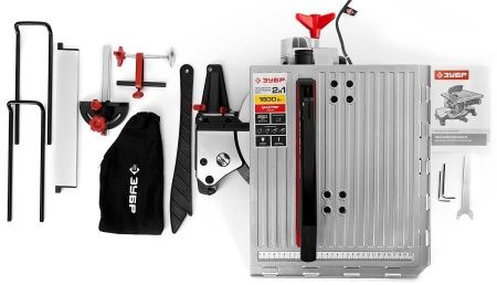 ЗУБР ЗПТК-255-1800 пила торцовочная комбинированная, d 250 х 30 мм, 1800 Вт по цене 26 320 руб. купить в Воронеже.