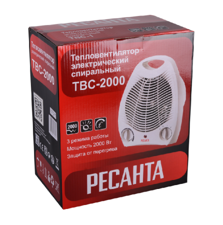 Тепловентилятор Ресанта ТВС-2000 по цене 1 050 руб. купить в Воронеже.
