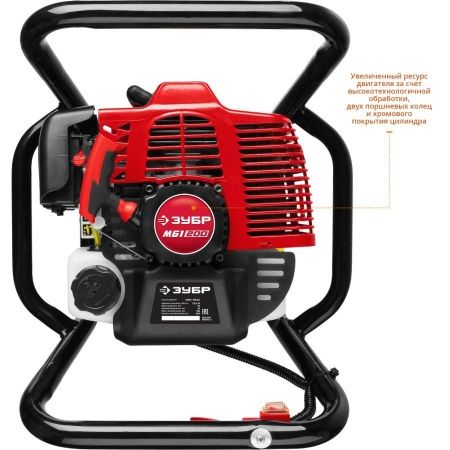 Мотобур (бензобур), d=60-200 мм, 52 см3, 1 оператор, ЗУБР по цене 17 440 руб. купить в Воронеже.