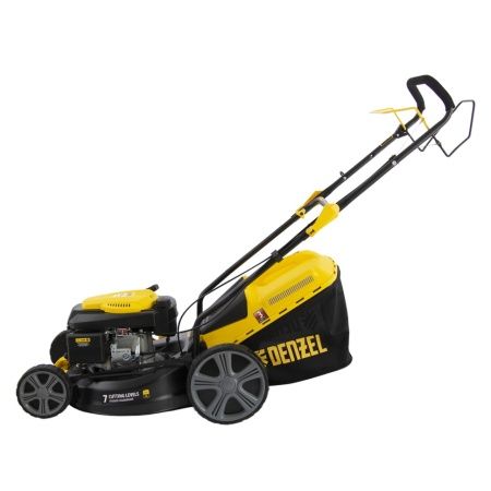 Газонокосилка бензиновая GLD-460SP, 146 куб.см, ширина 46 см, привод 7 уровней, травосборник 50 л Denzel по цене 32 660 руб. купить в Воронеже.