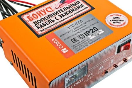 Зарядное устройство СОЮЗ ЗУС-1221 по цене 4 215.57 руб. купить в Воронеже.