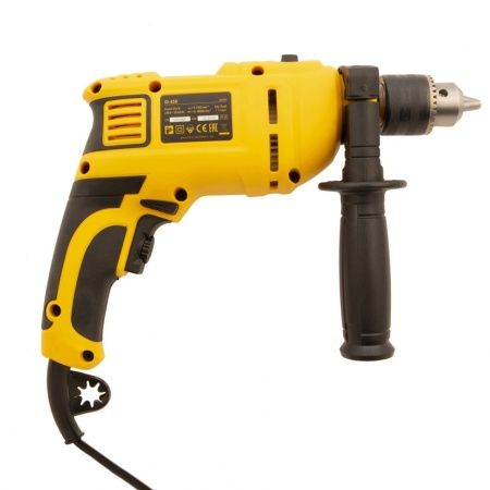 Дрель ударная ID-650, 650 Вт, 0-3000 об/мин, 48000 уд/мин Denzel по цене 4 360 руб. купить в Воронеже.