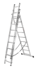 Лестница алюминиевая трехсекционная ВИХРЬ ЛА 3х9