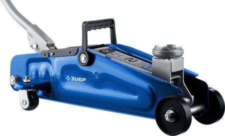 ЗУБР Т-30-K, 2 т, 135 - 330 мм, подкатной гидравлический домкрат в кейсе, Профессионал (43053-2-K) по цене 3 980 руб. купить в Воронеже.