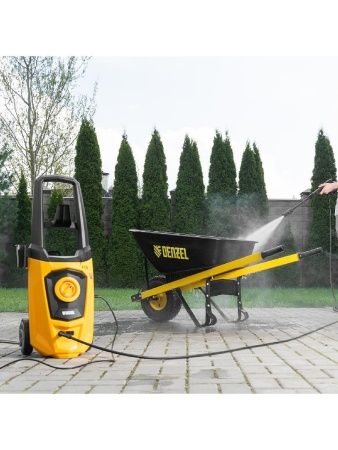 Моечная машина высокого давления R-170, 2000 Вт, 170 бар, 360 л/ч, колесная Denzel по цене 11 700 руб. купить в Воронеже.