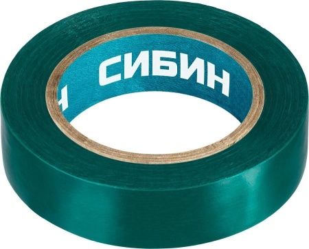 СИБИН зеленая изолента ПВХ, 10м х 15мм