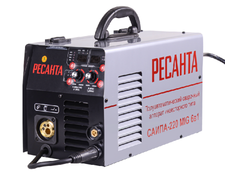 Сварочный полуавтомат Ресанта САИПА-220 (MIG/MAG) по цене 25 390 руб. купить в Воронеже.
