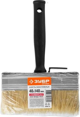 Кисть-макловица ЗУБР ″ОПТИМА″, светлая щетина, пластмассовый корпус, 40х140мм по цене 231 руб. купить в Воронеже.