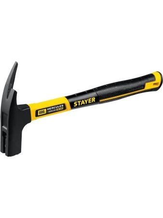 STAYER Hercules, 600 г, молоток кровельщика с фиберглассовой рукояткой, Professional (20201)