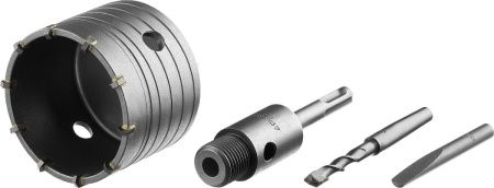 STAYER 80 мм, SDS - Plus, 10T, коронка по бетону с оснасткой (29190-80) по цене 1 040 руб. купить в Воронеже.