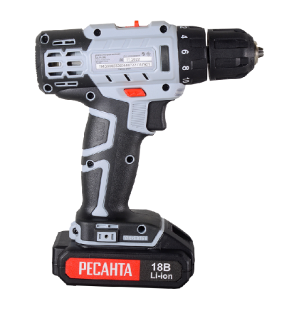 Дрель-шуруповерт аккумуляторная Ресанта ДА-18-2ЛК по цене 5 590 руб. купить в Воронеже.