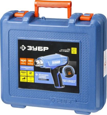 Фен технический (строительный), ЗУБР Профессионал ФТ-П1800 К, керамич изолят, электр регул темп-ры, 2 режима: 80-550град, 350/550л/мин, кейс, 1800Вт по цене 5 090 руб. купить в Воронеже. Фен технический (строительный), ЗУБР Профессионал ФТ-П1800 К, керамич изолят, электр регул темп-ры, 2 режима: 80-550град, 350/550л/мин, кейс, 1800Вт по цене 5 090 руб. купить в Воронеже.