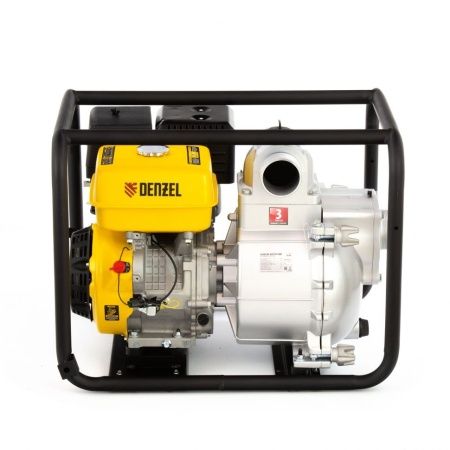 Мотопомпа бензиновая для грязной воды PX-80D, 15 л.с, 3", 1500 л/мин, глубина 8 м , напор 30 м Denzel по цене 70 480 руб. купить в Воронеже.