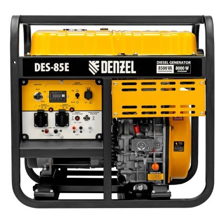Генератор дизельный DES-85E, 8,5 кВт, 230 В, 16 л, электростартер Denzel по цене 138 000 руб. купить в Воронеже.