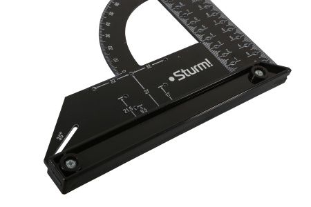 Угольник 200x300мм, разметочный, со стоппером, , Sturm! по цене 1 440 руб. купить в Воронеже.