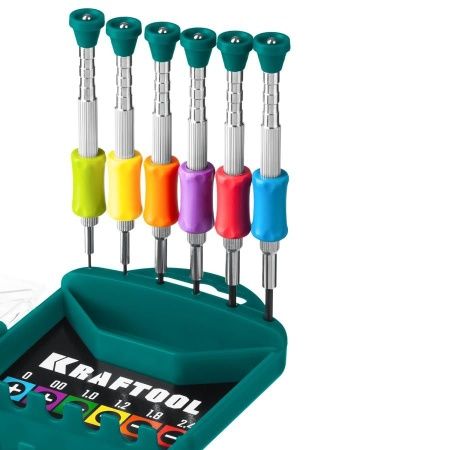 Precision-6 набор часовых отверток для точных работ 6 предм., KRAFTOOL по цене 1 230 руб. купить в Воронеже.