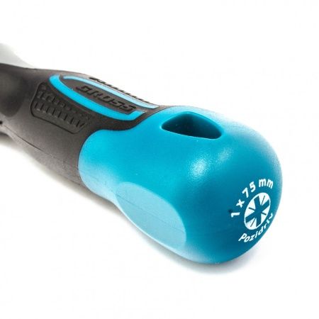 Отвертка PZ1 x 75 мм, S2, трехкомпонентная ручка Gross по цене 317 руб. купить в Воронеже.