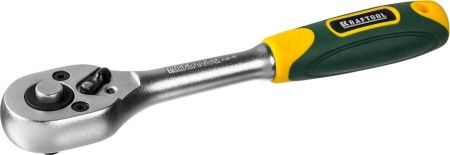 Трещотка для торцовых головок KRAFTOOL ″EXPERT″, Сr-V сталь, 72 зубца, 1/4″ по цене 1 300 руб. купить в Воронеже.