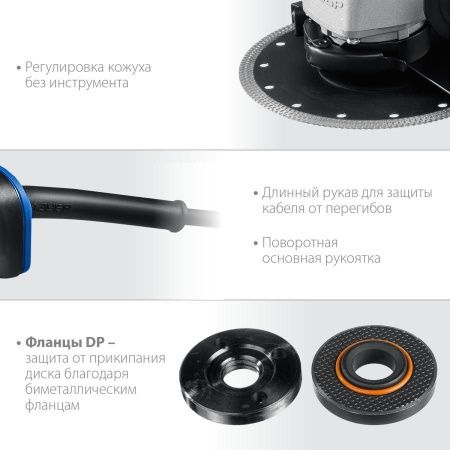 УШМ ЗУБР Профессионал, УШМ-П180-2000 п, 180 мм, 2000 Вт по цене 10 920 руб. купить в Воронеже.