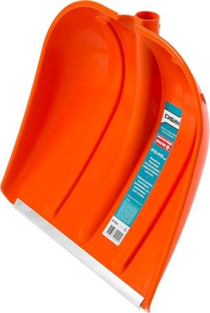 Снеговая лопата СИБИН ЛП-410 410 мм пластиковая с алюминиевой планкой без черенка по цене 419 руб. купить в Воронеже.