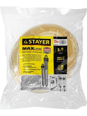 STAYER 25 м, d 6 мм, гидроуровень (3486-06-25) по цене 750 руб. купить в Воронеже.