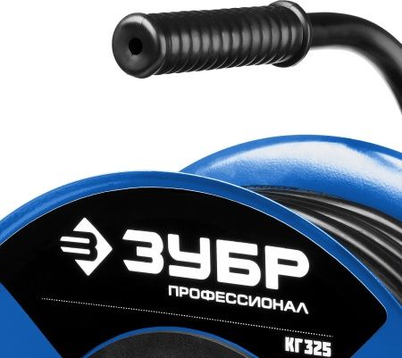 Силовой удлинитель на стальной катушке ЗУБР КГ 3х2.5 30м 4000Вт IP44, КГ 325 по цене  купить в Воронеже.