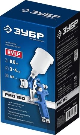 Краскопульт пневматический ЗУБР Профессионал PRO 150 HVLP c верхним бачком, 0.8мм по цене 2 210 руб. купить в Воронеже. Краскопульт пневматический ЗУБР Профессионал PRO 150 HVLP c верхним бачком, 0.8мм по цене 2 210 руб. купить в Воронеже.