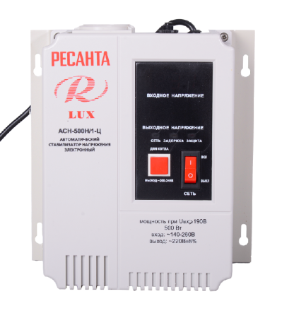 Стабилизатор Ресанта АСН-500Н/1-Ц LUX по цене 4 290 руб. купить в Воронеже.