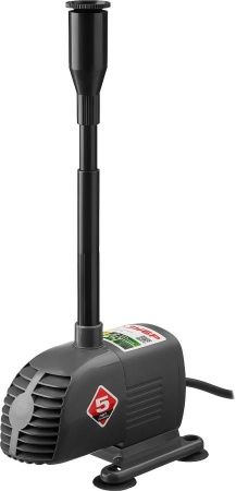 Насос фонтанный, ЗУБР ЗНФЧ-20-1.6, для чистой воды, напор 1,6 м, насадки: колокольчик, каскад, 28 Вт, 20 л/мин по цене 2 770 руб. купить в Воронеже.
