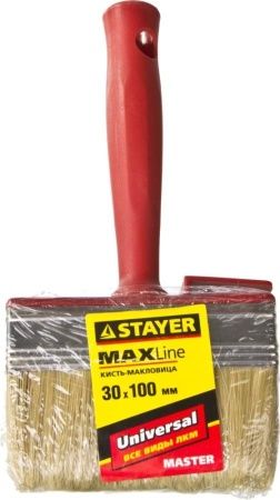 Макловица STAYER ″MASTER″ UNIVERSAL, светлая щетина, пластмассовый корпус, 3х10см по цене 166 руб. купить в Воронеже.