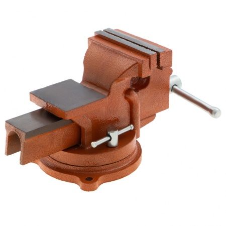 Тиски слесарные, 100 мм, поворотные, с наковальней Sparta по цене 3 036 руб. купить в Воронеже.